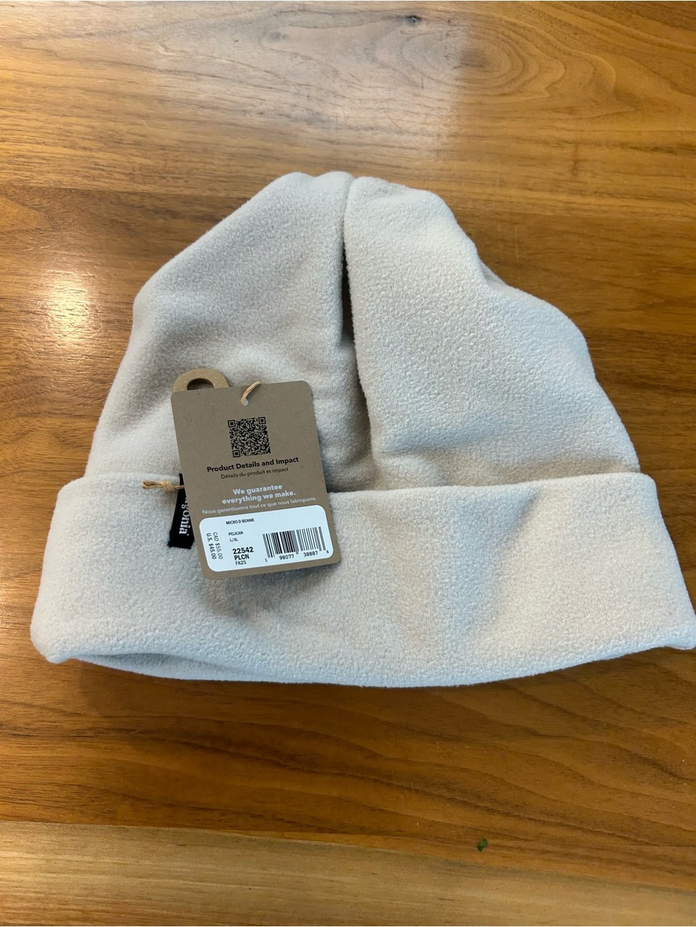 Patagonia Micro D Fleece Beanie size large/XL NWT